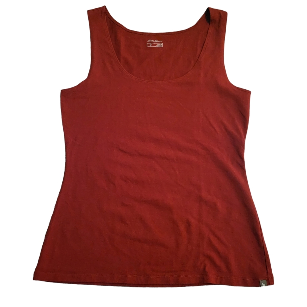 Eddie Bauer Red Tank Top Size M